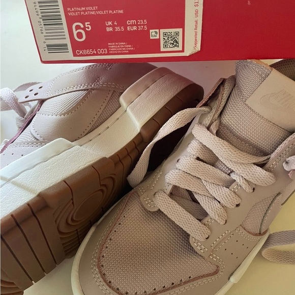 NWT NIB Nike Dunk Low Disrupt Women’s 6.5 Mauve Purple Pink - Picture 4 of 4